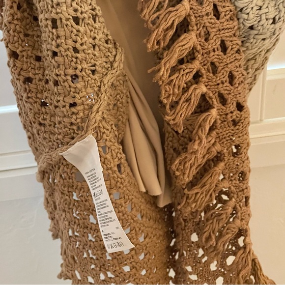 Tommy Bahama | Vintage Keary Crochet Fringe Ombré Tank Midi Dress - Picture 5 of 5